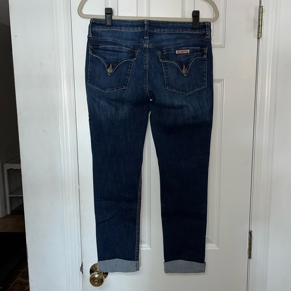Hudson Bacara Straight Crop Cuffed Jeans in Sere Wash - Picture 4 of 9